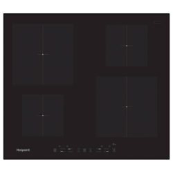 Hotpoint CIA640C Induction Hob, Black Glass